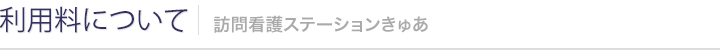 利用料について